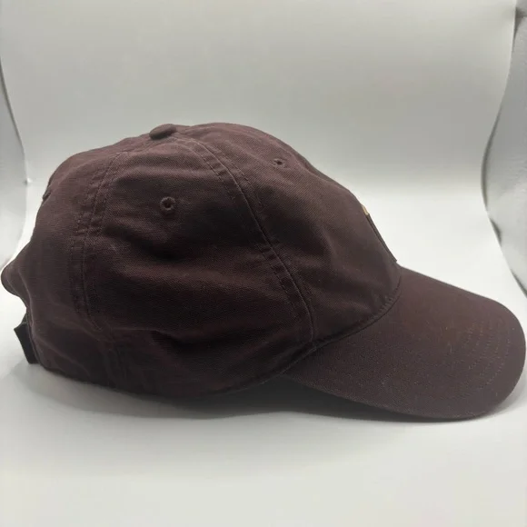 Carhartt Dark Maroon with Brown Logo Men’s Cap - Picture 3 of 8